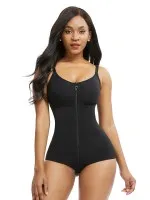 Curvy Plus Full Coverage Hourglass Panty Bodysuit