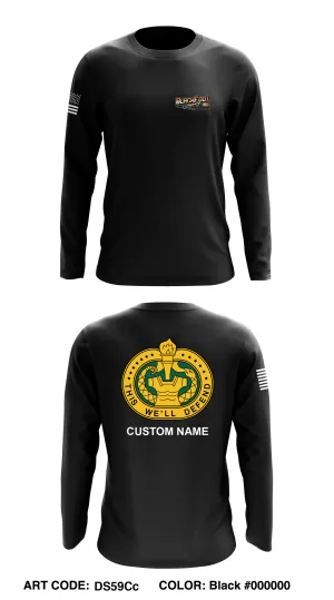 CUSTOM - B Co 309th MI BN DS  Core Men's LS Performance Tee - DS59Cc