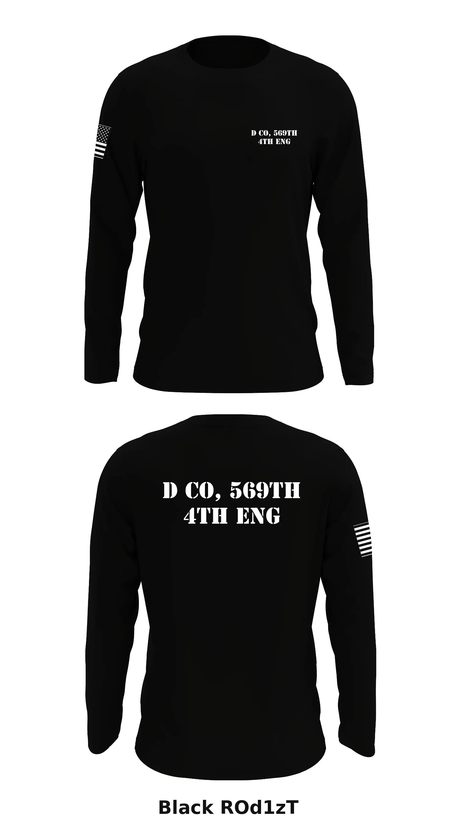 D Co, 569th 4th ENG Store 1 Core Men's LS Performance Tee - ROd1zT