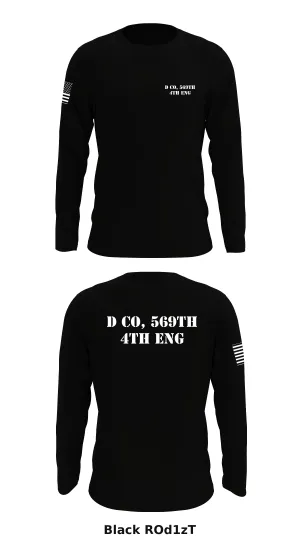 D Co, 569th 4th ENG Store 1 Core Men's LS Performance Tee - ROd1zT