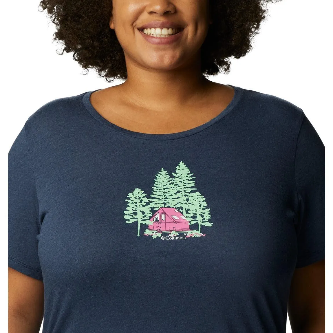 Daisy Days™ Short Sleeve Graphic Tee - Plus Size