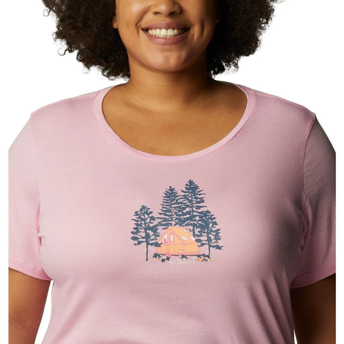 Daisy Days™ Short Sleeve Graphic Tee - Plus Size