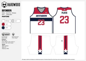 Defenders Basketball Uniform Set