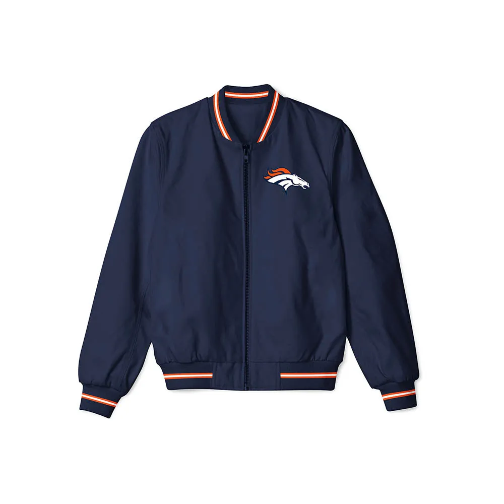 Denver Broncos Lightweight Bomber Jacket – NFL Bomber Jacket - Clubs Varsity