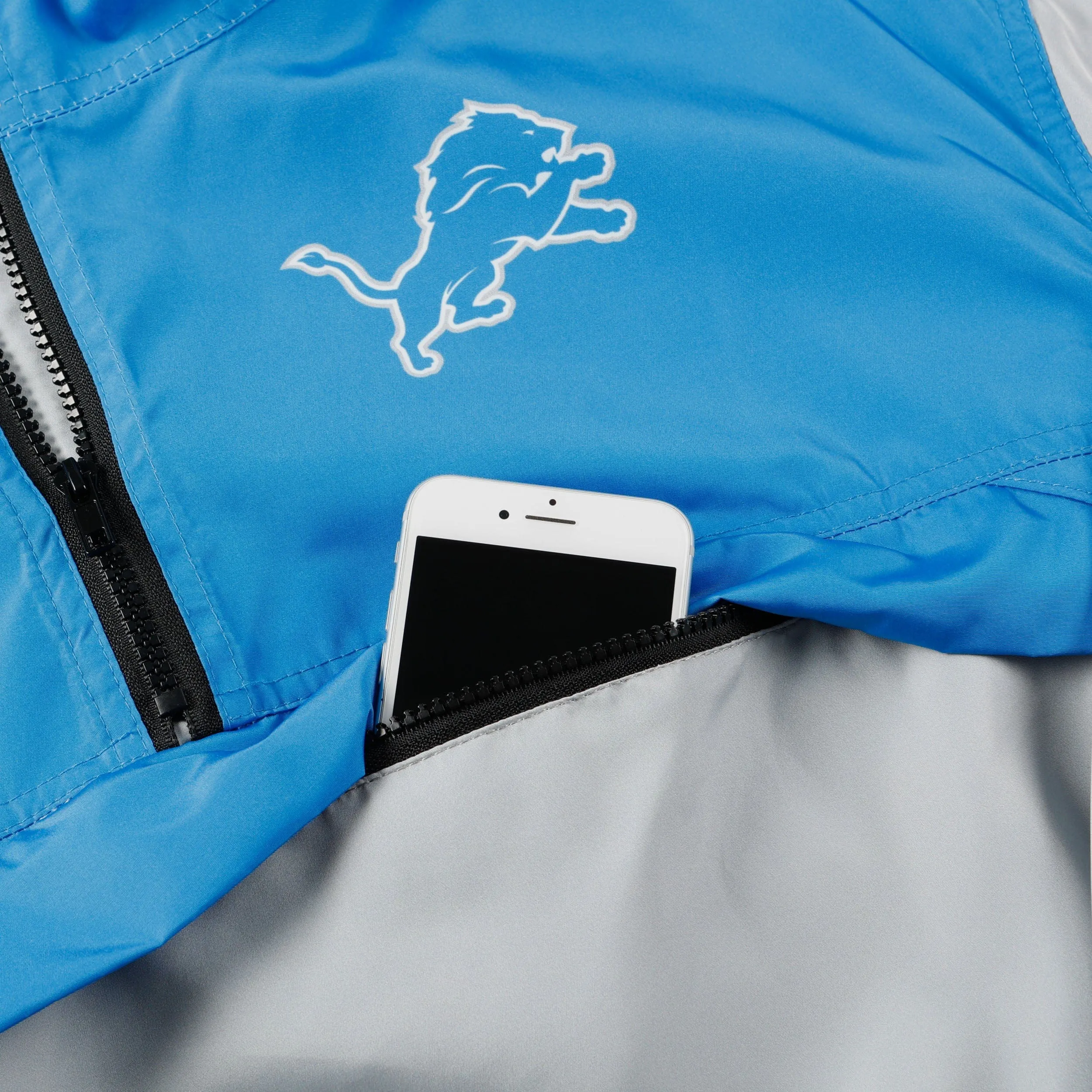 Detroit Lions Womens Winning Play Windbreaker