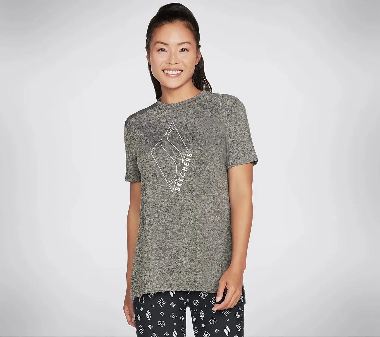 DIAMOND BLISSFUL TEE (W1TS327A-BLK)
