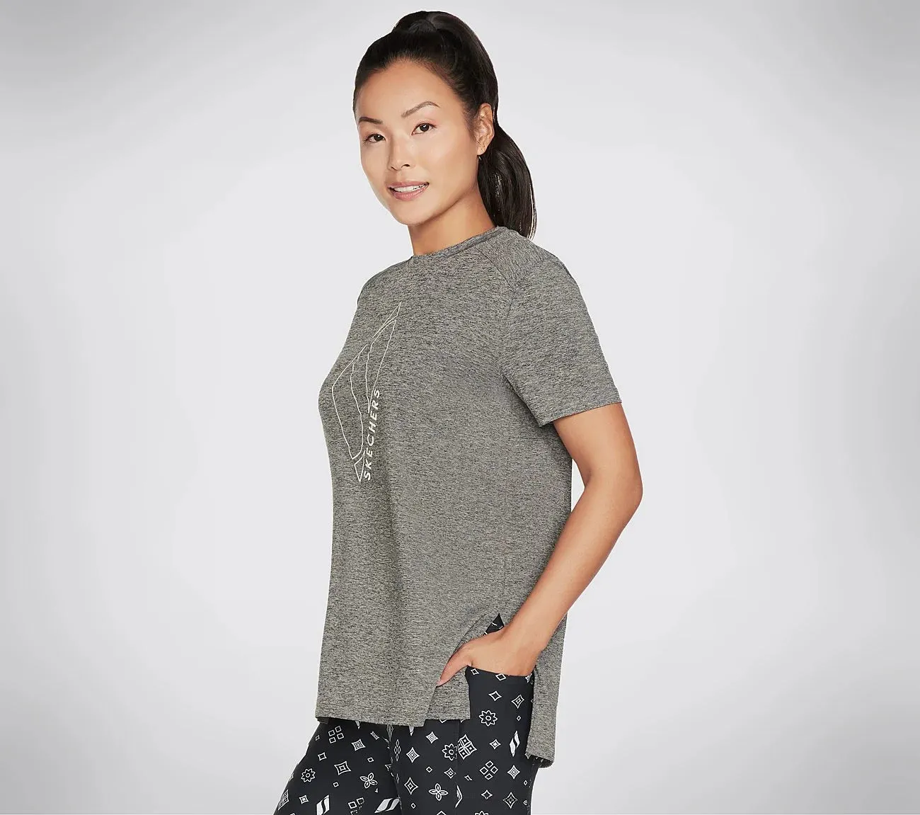 DIAMOND BLISSFUL TEE (W1TS327A-BLK)