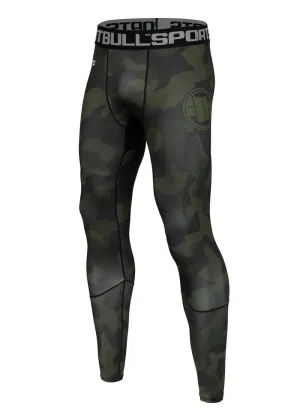 Dillard Sports Compression Pants Performance Pro Plus  - Olive