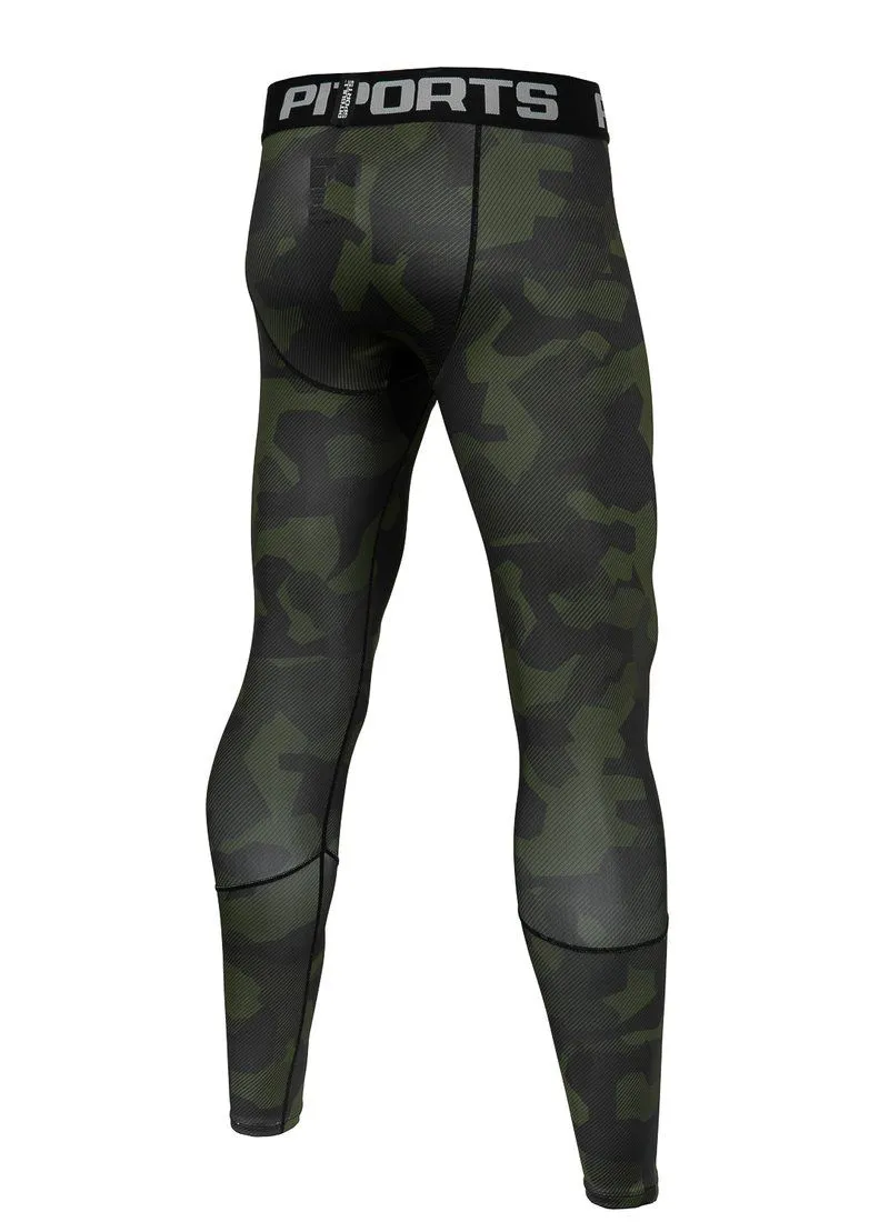 Dillard Sports Compression Pants Performance Pro Plus  - Olive