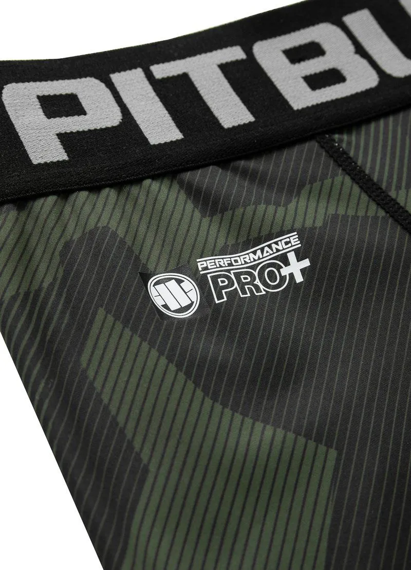 Dillard Sports Compression Pants Performance Pro Plus  - Olive