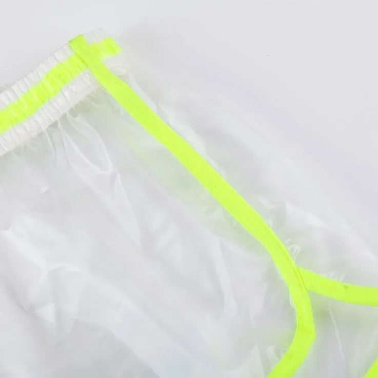 DM Plastic See Through Running Shorts