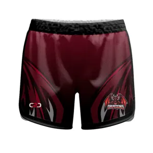 Dragons SlimFit HP Ladies Girls Curve Shorts Pro Design Your Own Custom