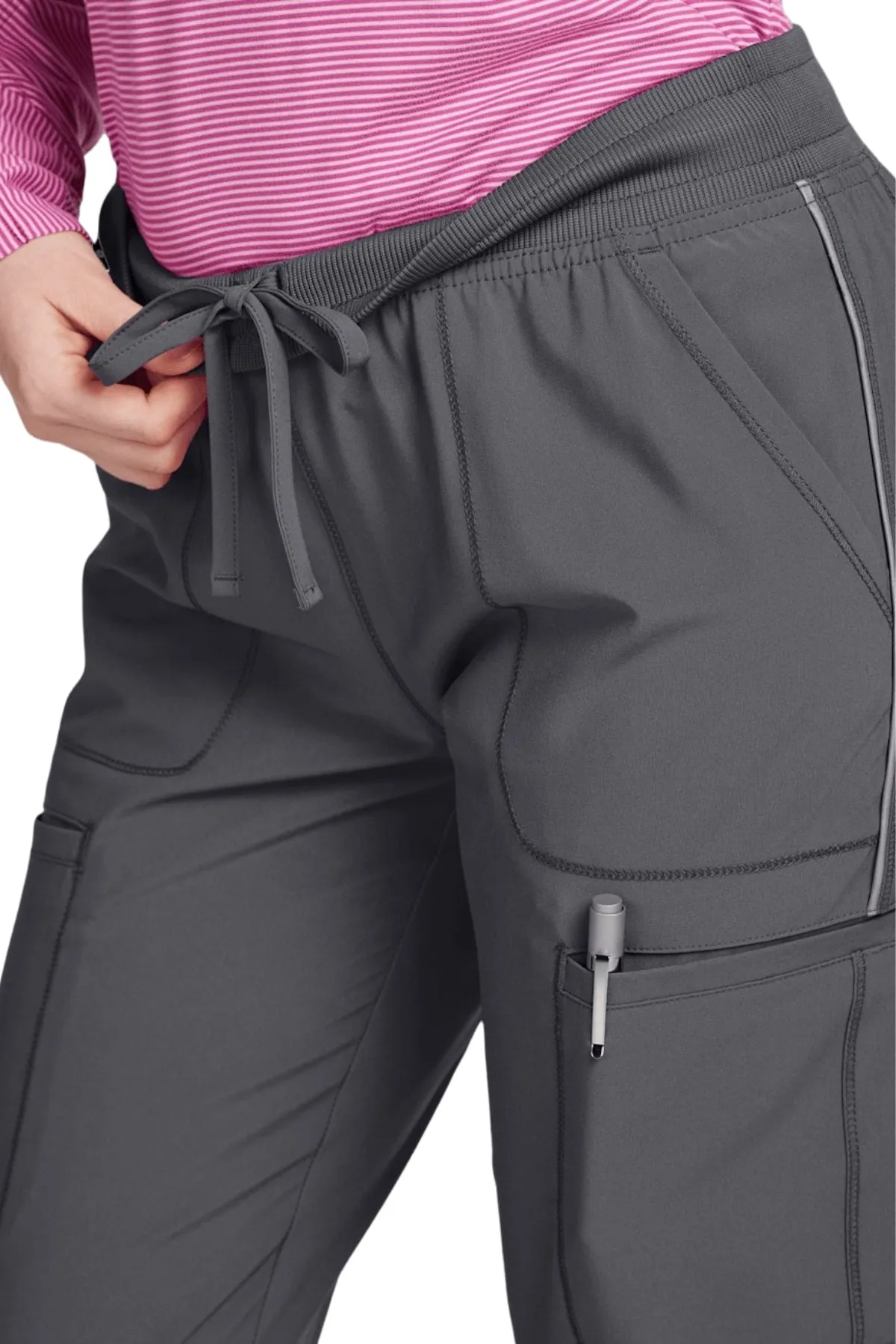 Drawstring Jogger Pants with 6 Pockets