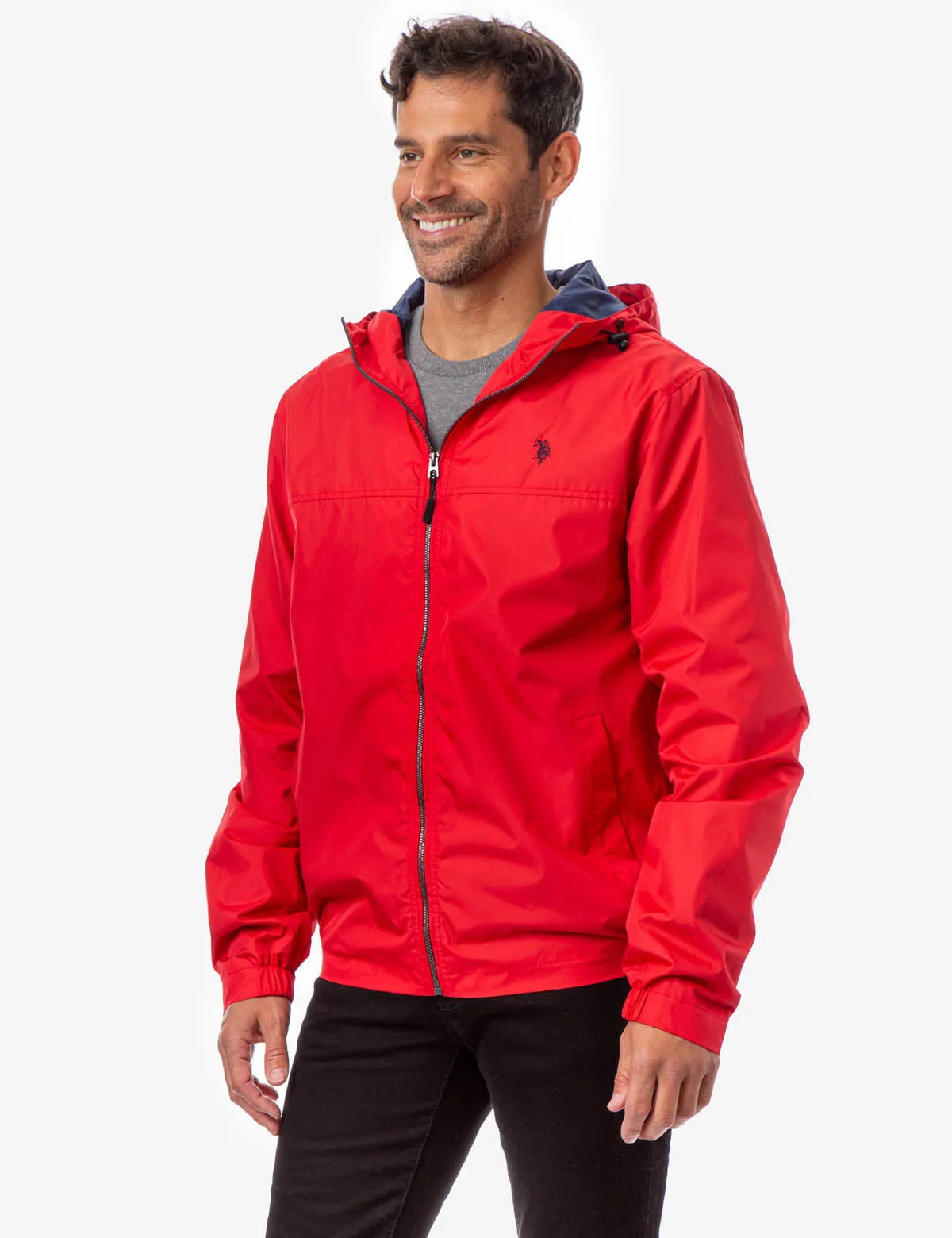 ESSENTIAL HOODED WINDBREAKER