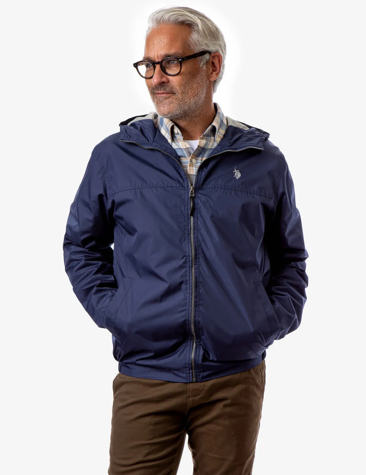 ESSENTIAL HOODED WINDBREAKER