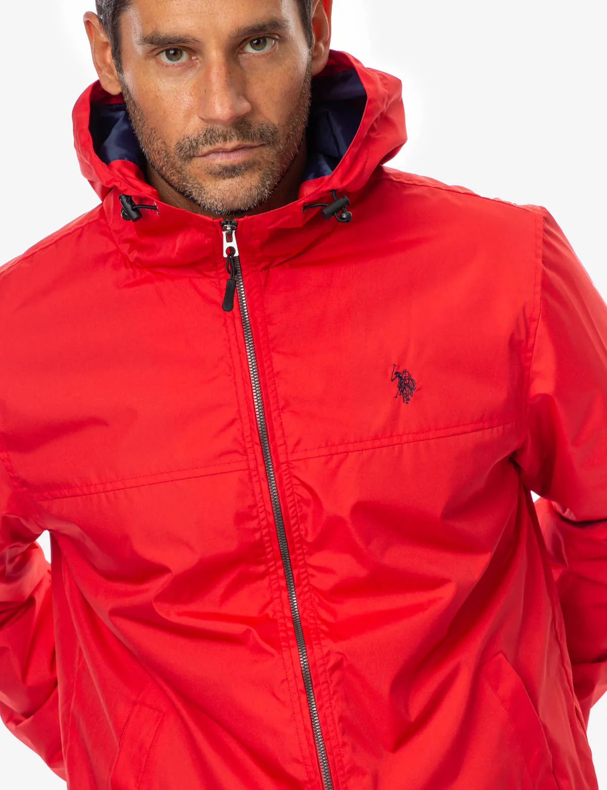 ESSENTIAL HOODED WINDBREAKER