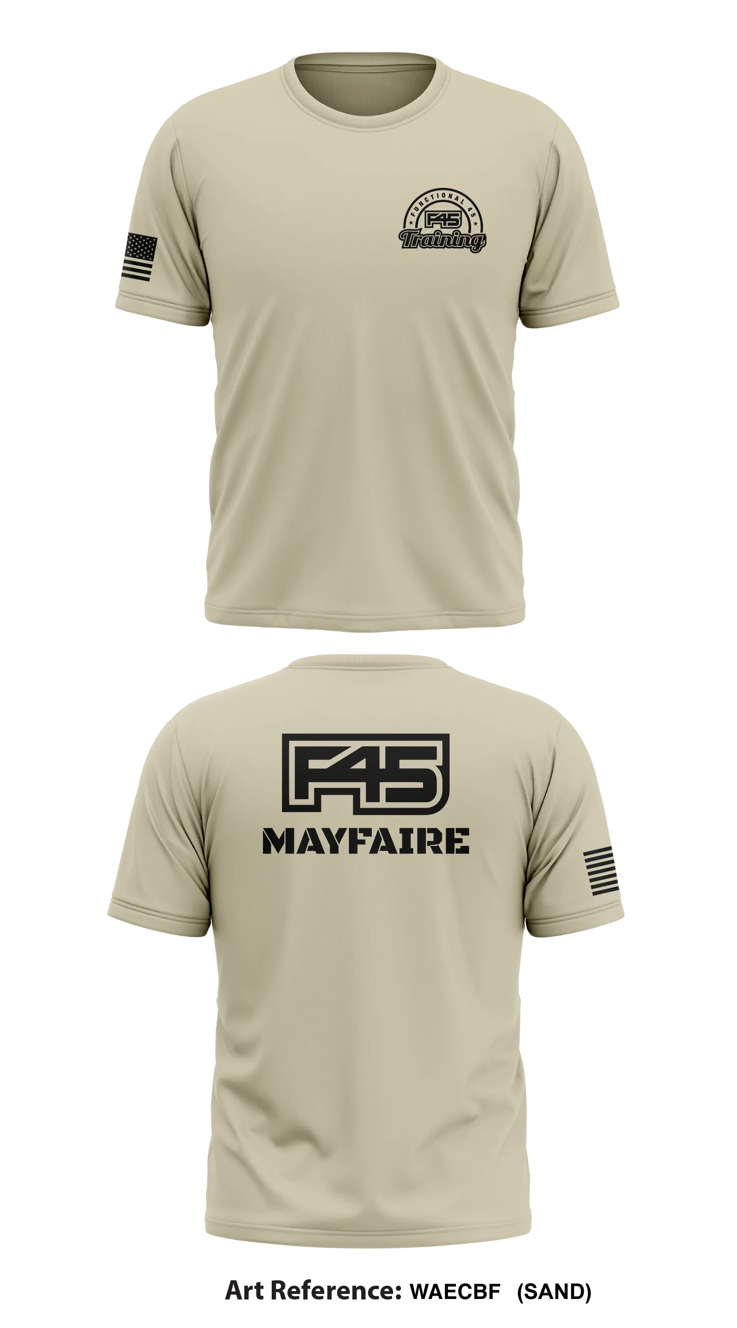 F45 Training Mayfaire Store 1 Core Men's SS Performance Tee - waEcbF
