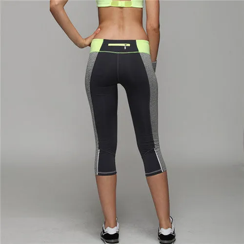 fitness Women Yoga Pants Sport Fitness Night Running Sportswear Tights Quick Drying Compression Trousers Gym Slim Legging