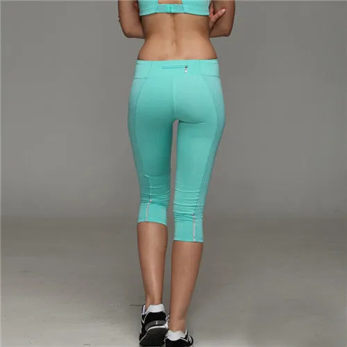 fitness Women Yoga Pants Sport Fitness Night Running Sportswear Tights Quick Drying Compression Trousers Gym Slim Legging