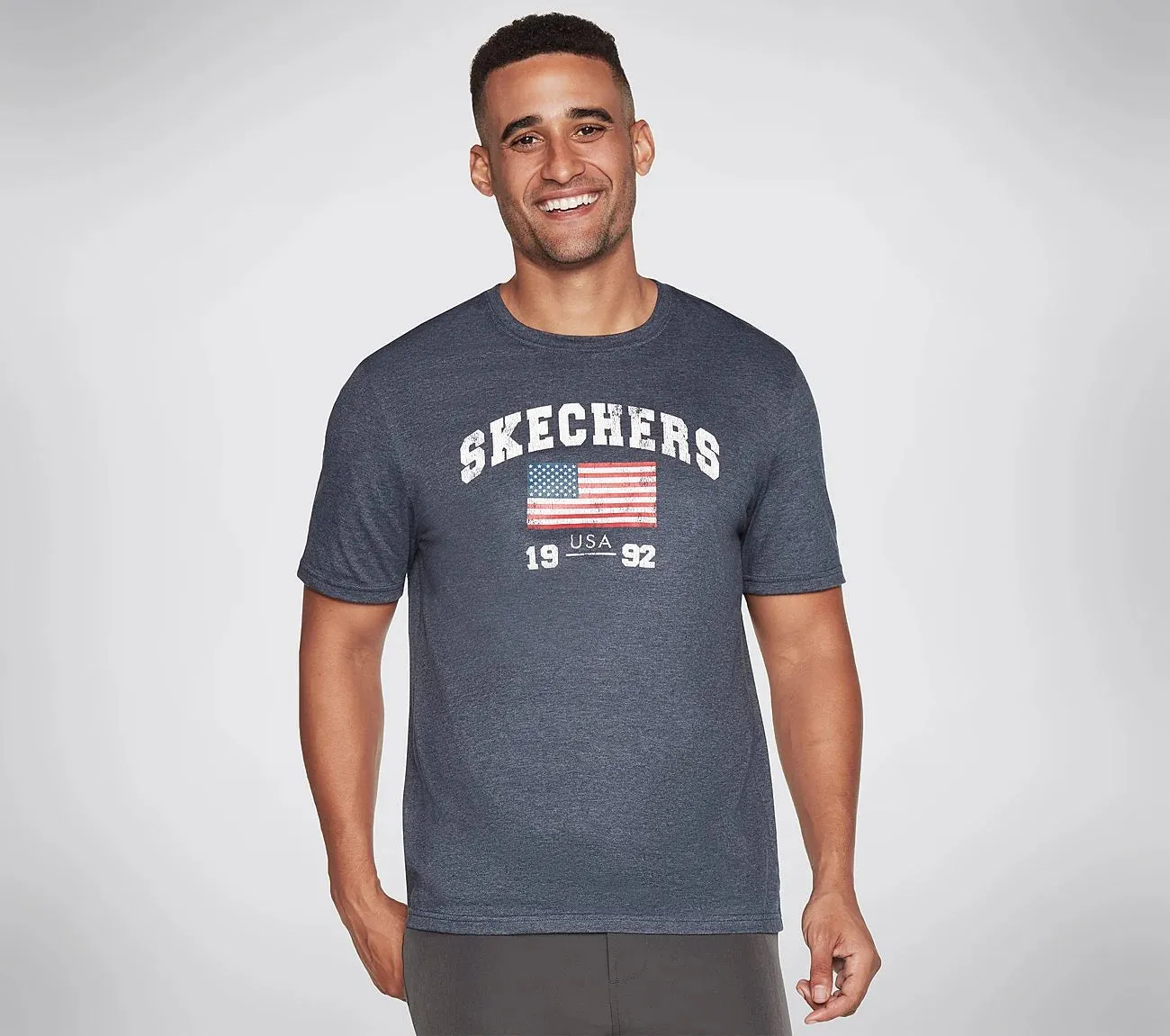 FLAG HERITAGE TEE (MTS376A-NVY)