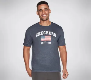 FLAG HERITAGE TEE (MTS376A-NVY)