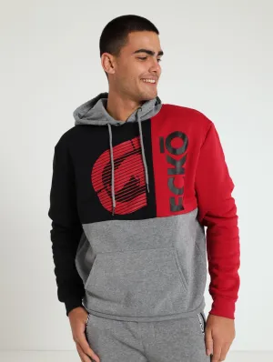 Fleece Cut N Sew Tracktop - Black/Grey