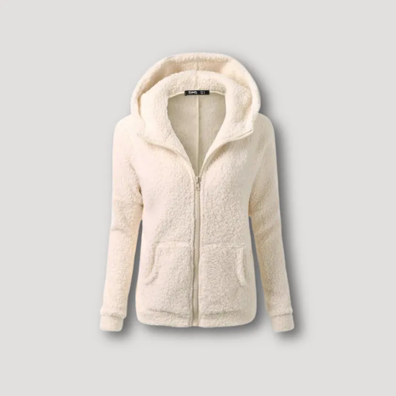 Fleece Pluche Hoodie - Zip Up Hoodie Voor Dames