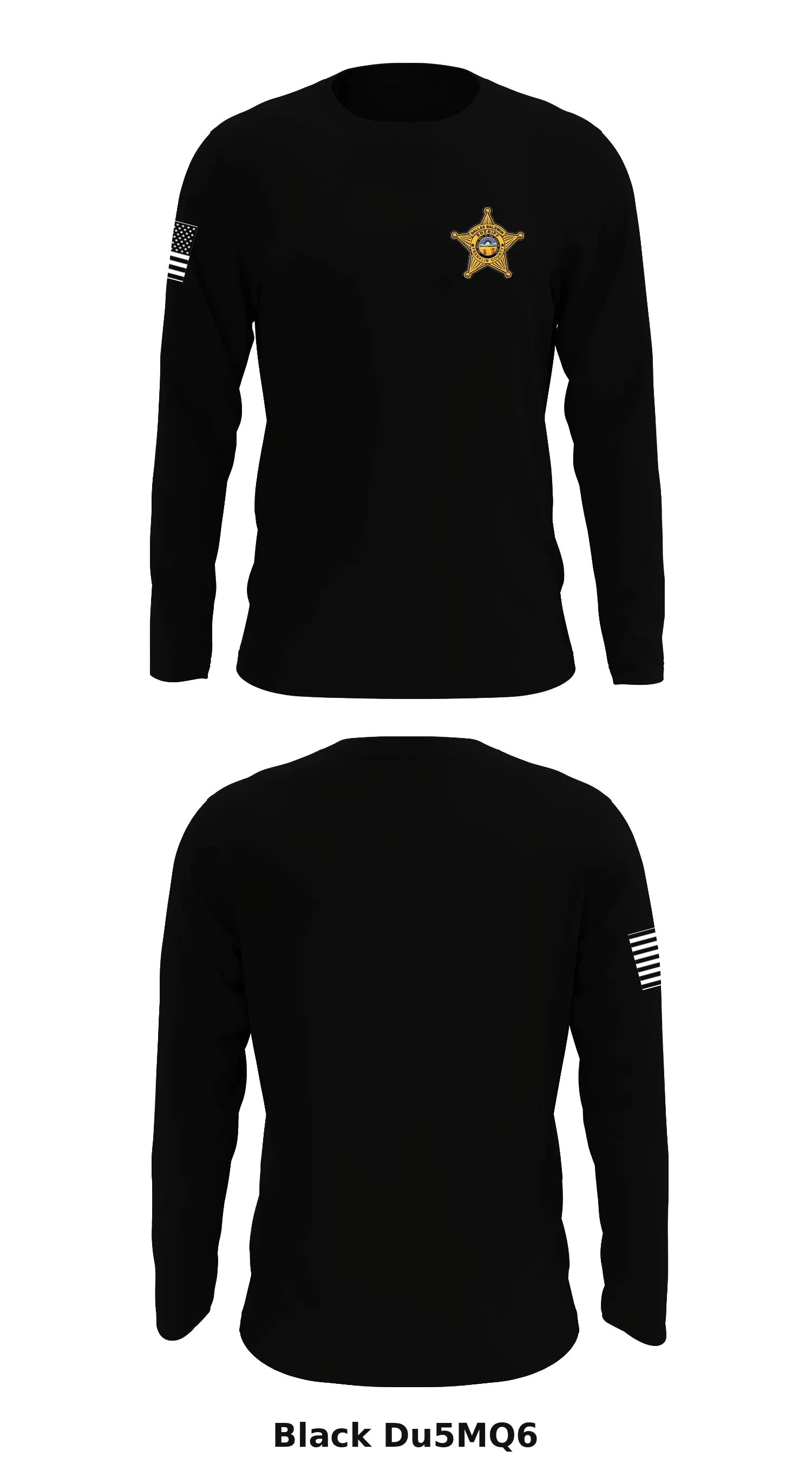 Franklin County Sheriffs Department  Store 1 Core Men's LS Performance Tee - Du5MQ6