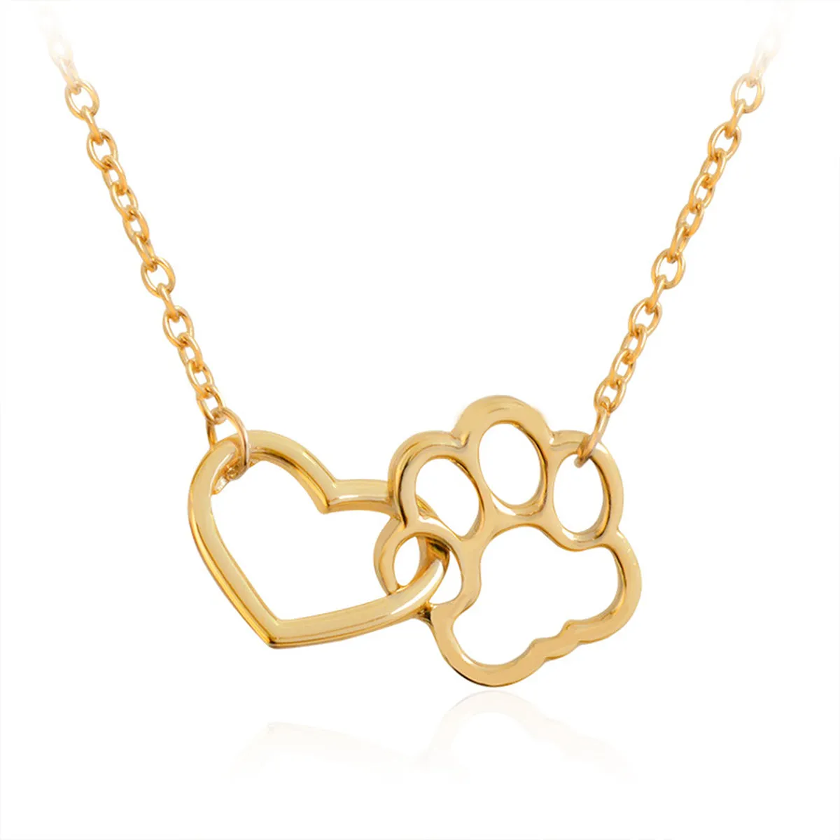 FREE Happy Hear & Paw Print Necklace (2 Colors)