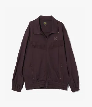 Fringe Track Jacket – Purple Rayon Jersey