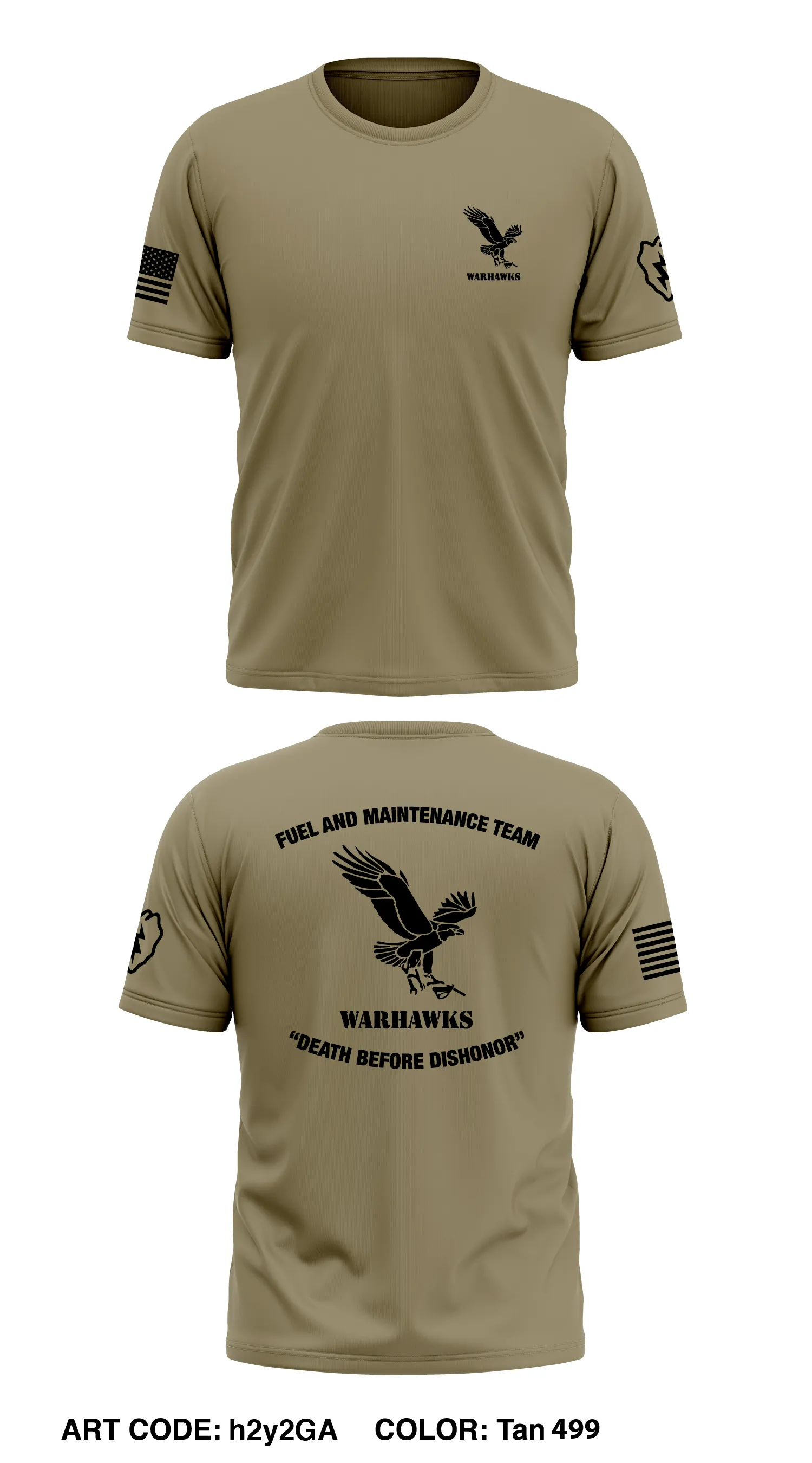 Fuel and Maint Detachment, 25th CAB Store 1 Core Men's SS Performance Tee - h2y2GA