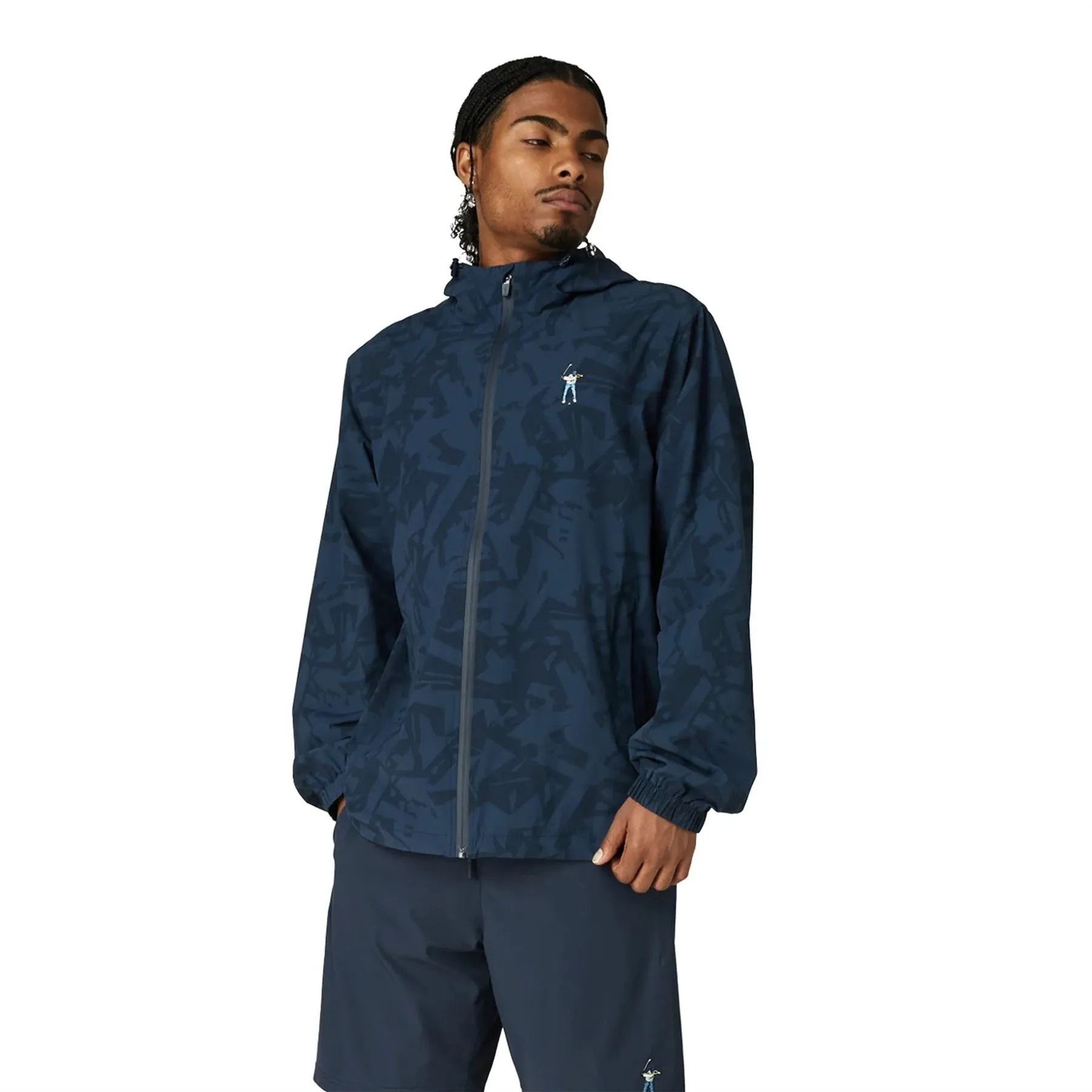 Full Zip Windbreaker Midnight Shatter