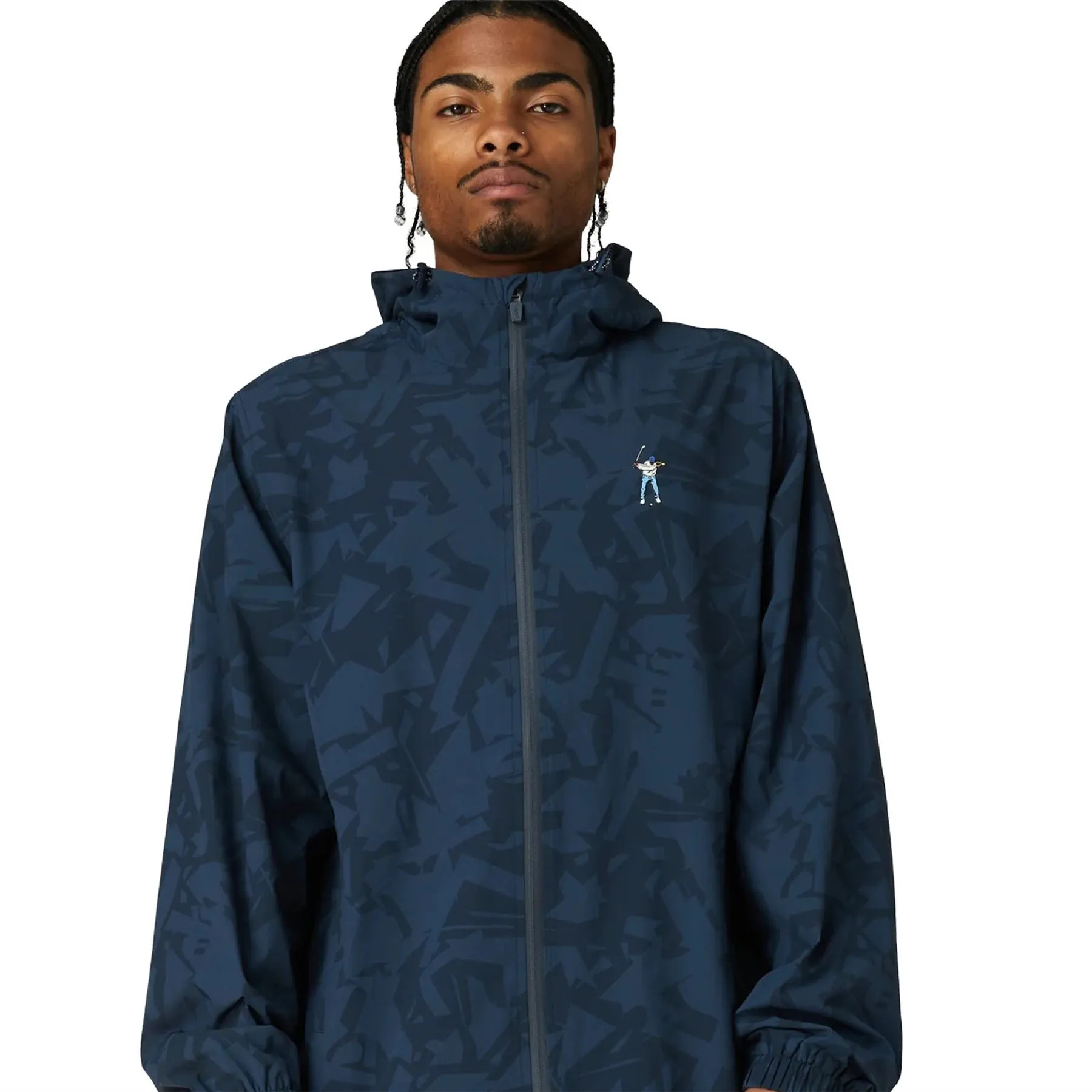 Full Zip Windbreaker Midnight Shatter