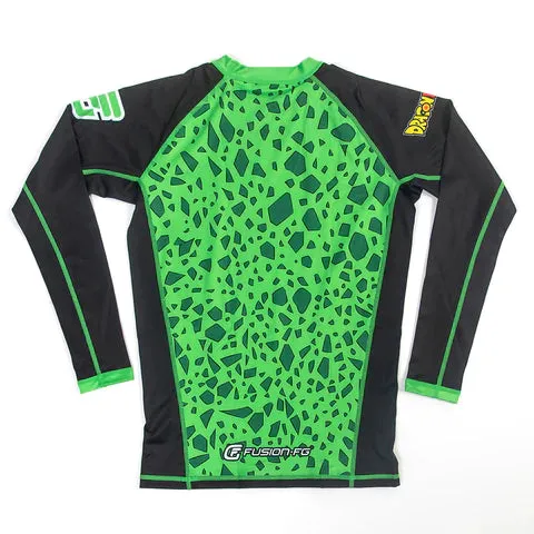Fusion Fight Gear Dragon Ball Z Cell Kids Rashguard Rash Guard