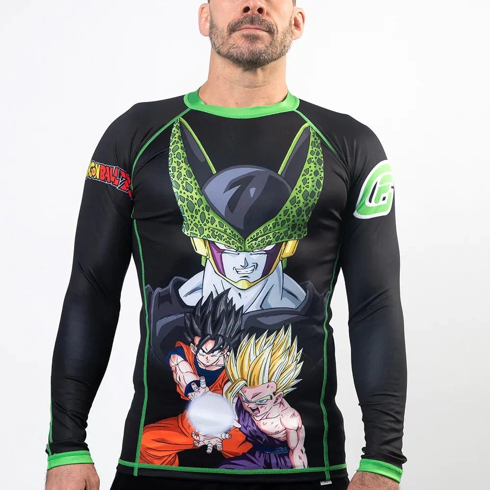 Fusion Fight Gear Dragon Ball Z Cell Rashguard Rash Guard