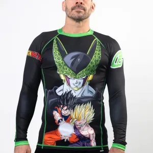 Fusion Fight Gear Dragon Ball Z Cell Rashguard Rash Guard