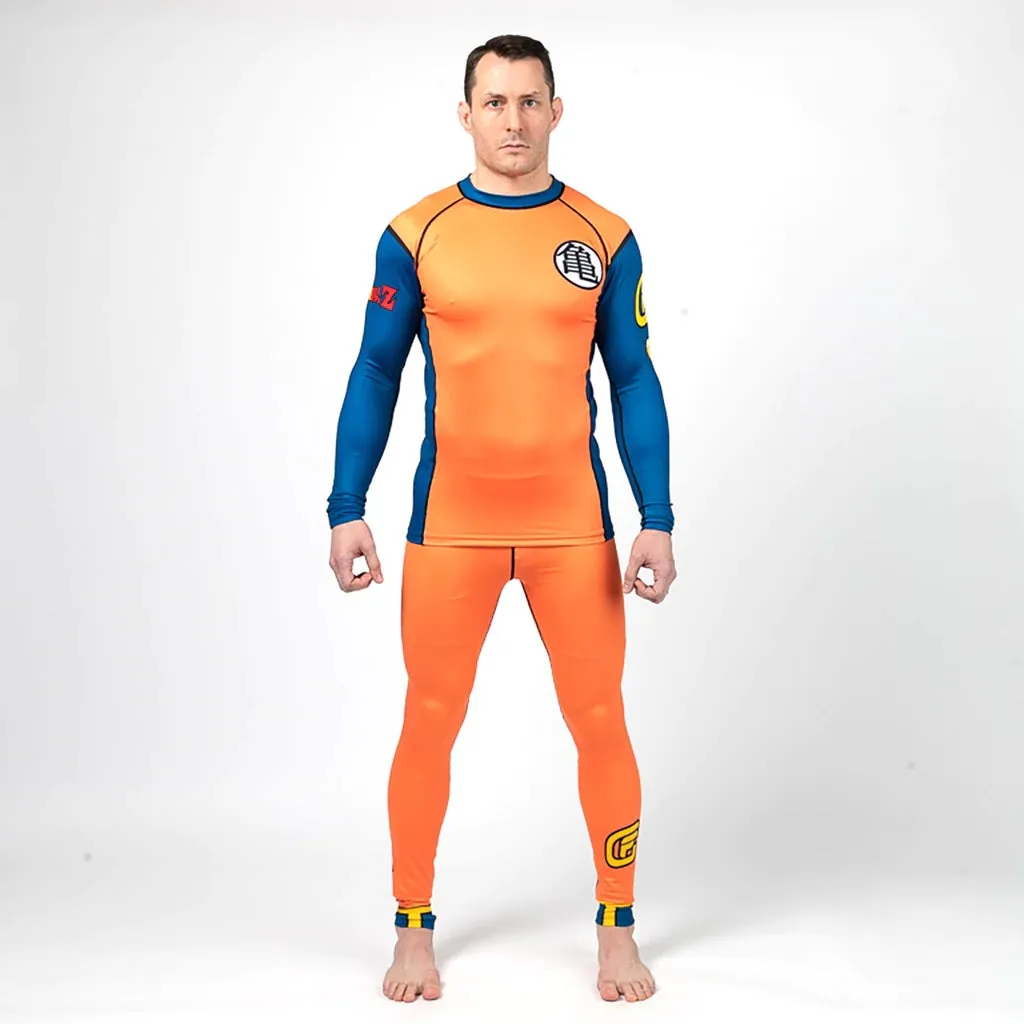 Fusion Fight Gear Dragon Ball Z Goku Rash Guard Rashguard