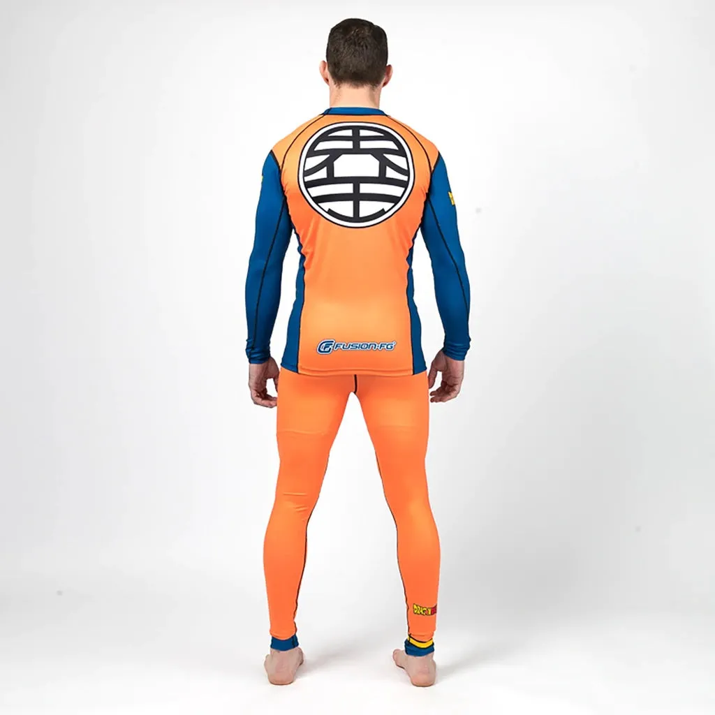 Fusion Fight Gear Dragon Ball Z Goku Rash Guard Rashguard