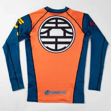 Fusion Fight Gear Dragon Ball Z Goku Rash Guard Rashguard