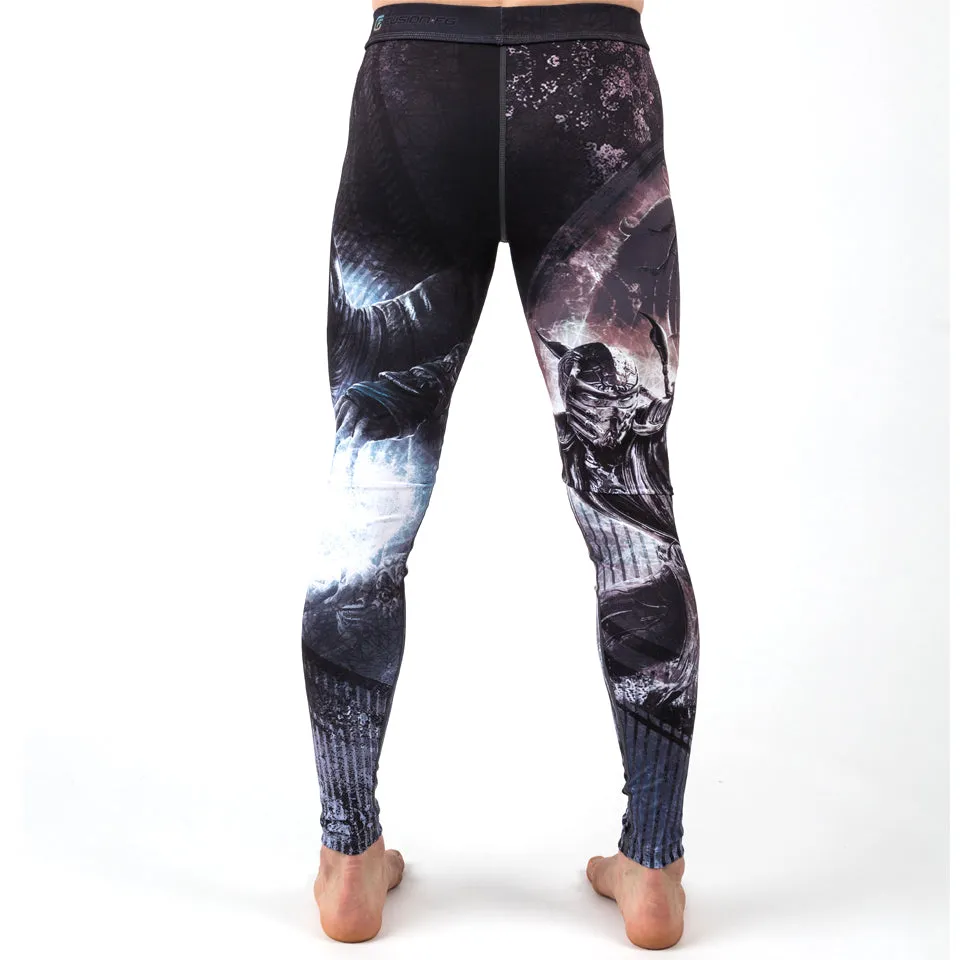 Fusion Fight Gear Mortal Combat Sub-Zero vs Scorpion Spats Pants