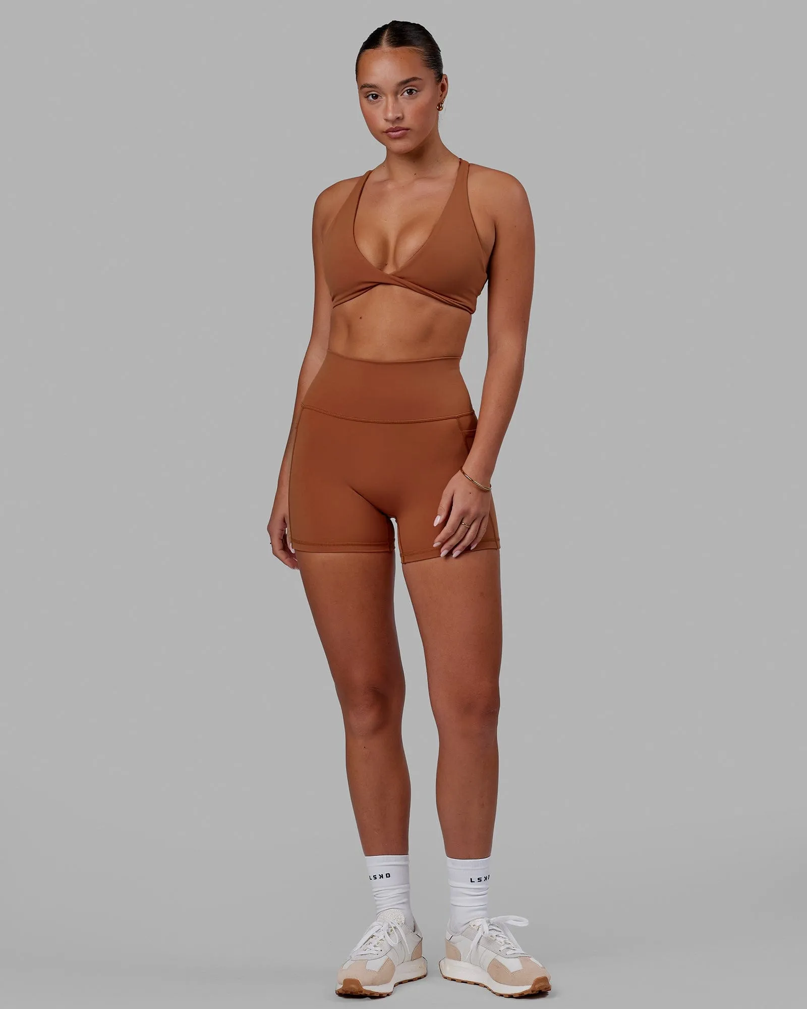 Fusion X-Short Tights with Pockets - Hazel