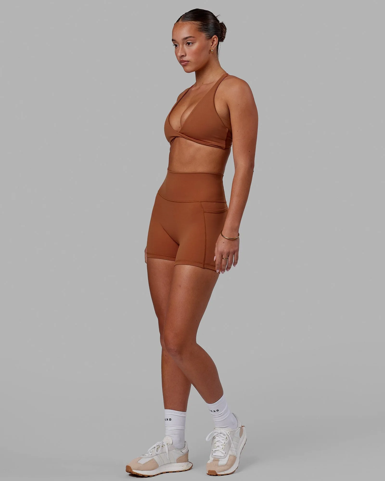 Fusion X-Short Tights with Pockets - Hazel