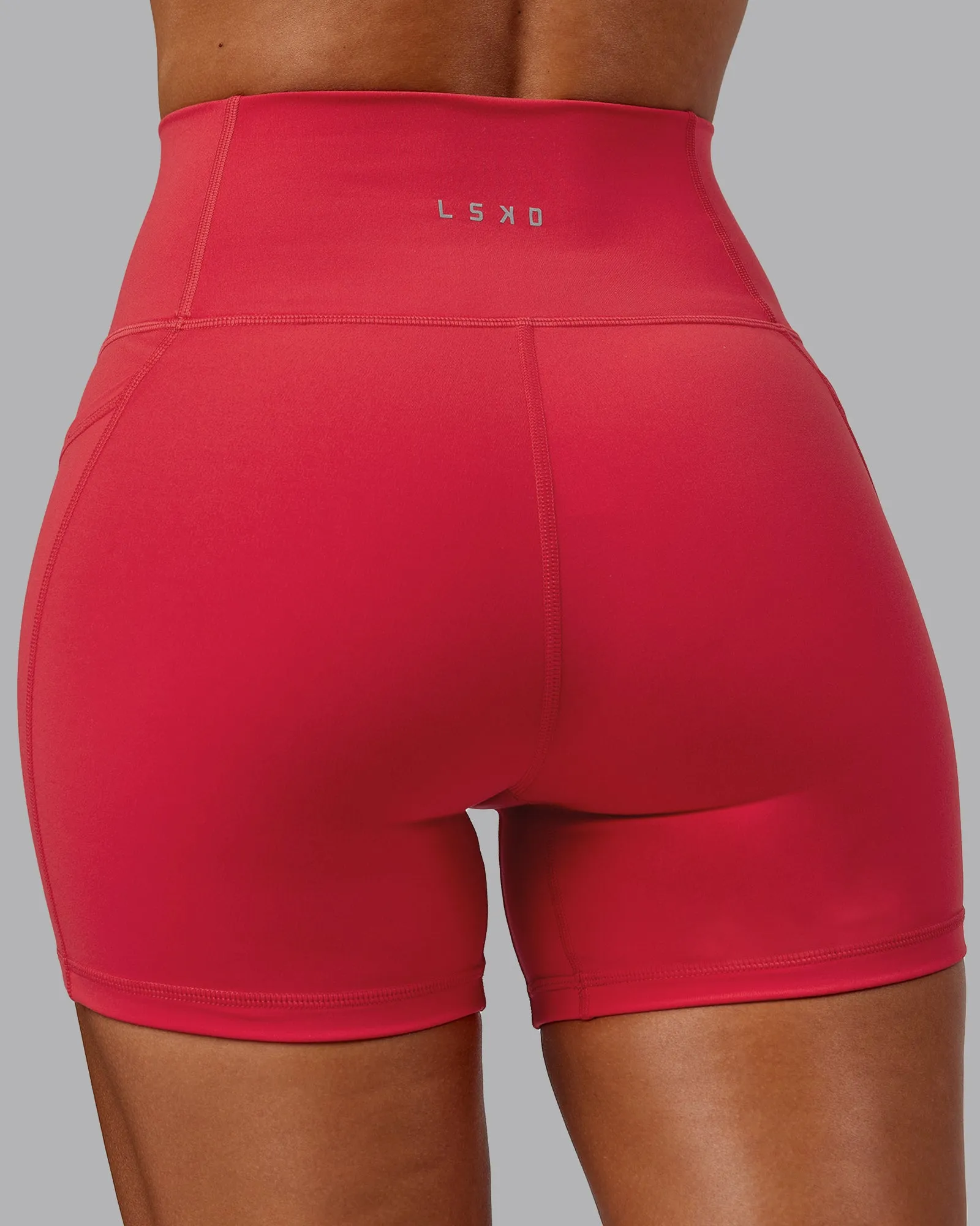Fusion X-Short Tights with Pockets - Scarlet