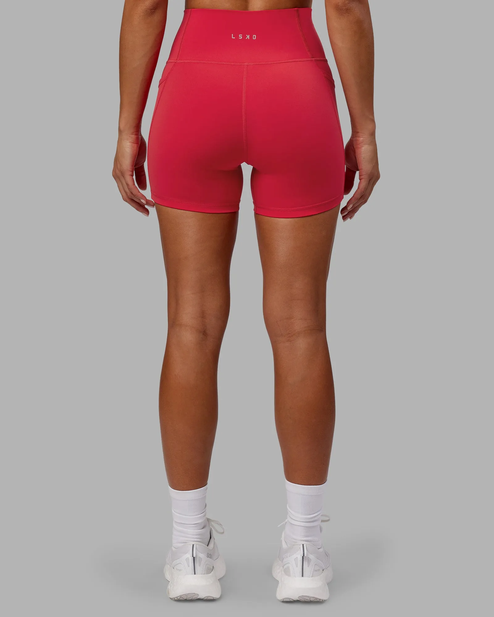 Fusion X-Short Tights with Pockets - Scarlet