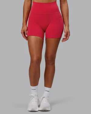 Fusion X-Short Tights with Pockets - Scarlet