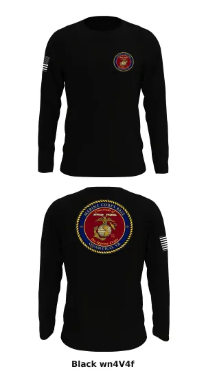G6G6, Quantico Marine Base Store 1 Core Men's LS Performance Tee - wn4V4f