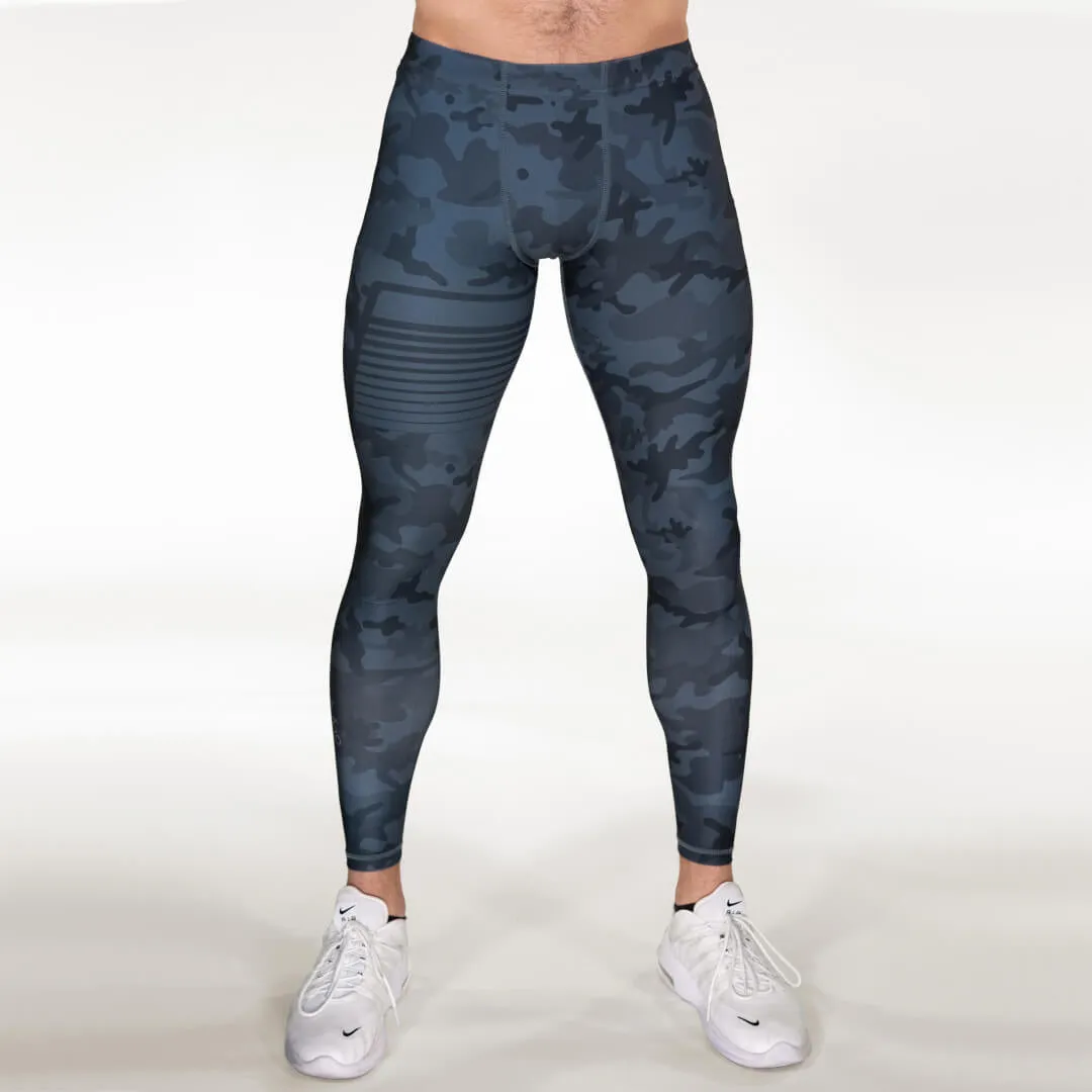 Gavelo Sniper Camo Tights Blue