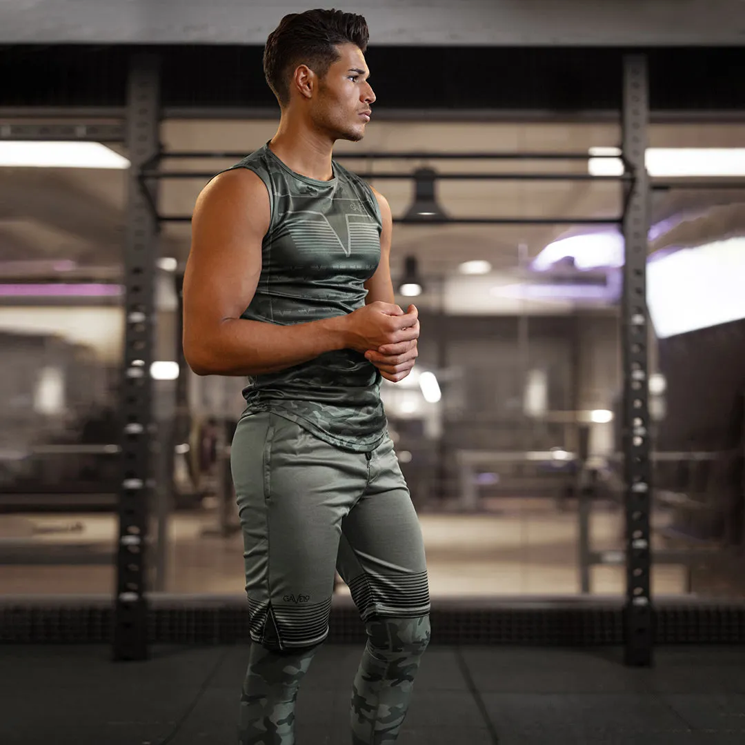 Gavelo Sniper Camo Tights Green
