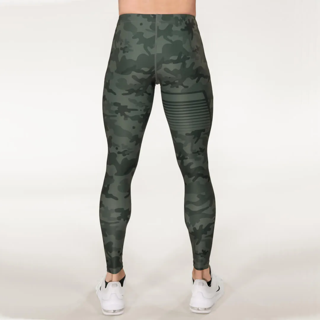 Gavelo Sniper Camo Tights Green
