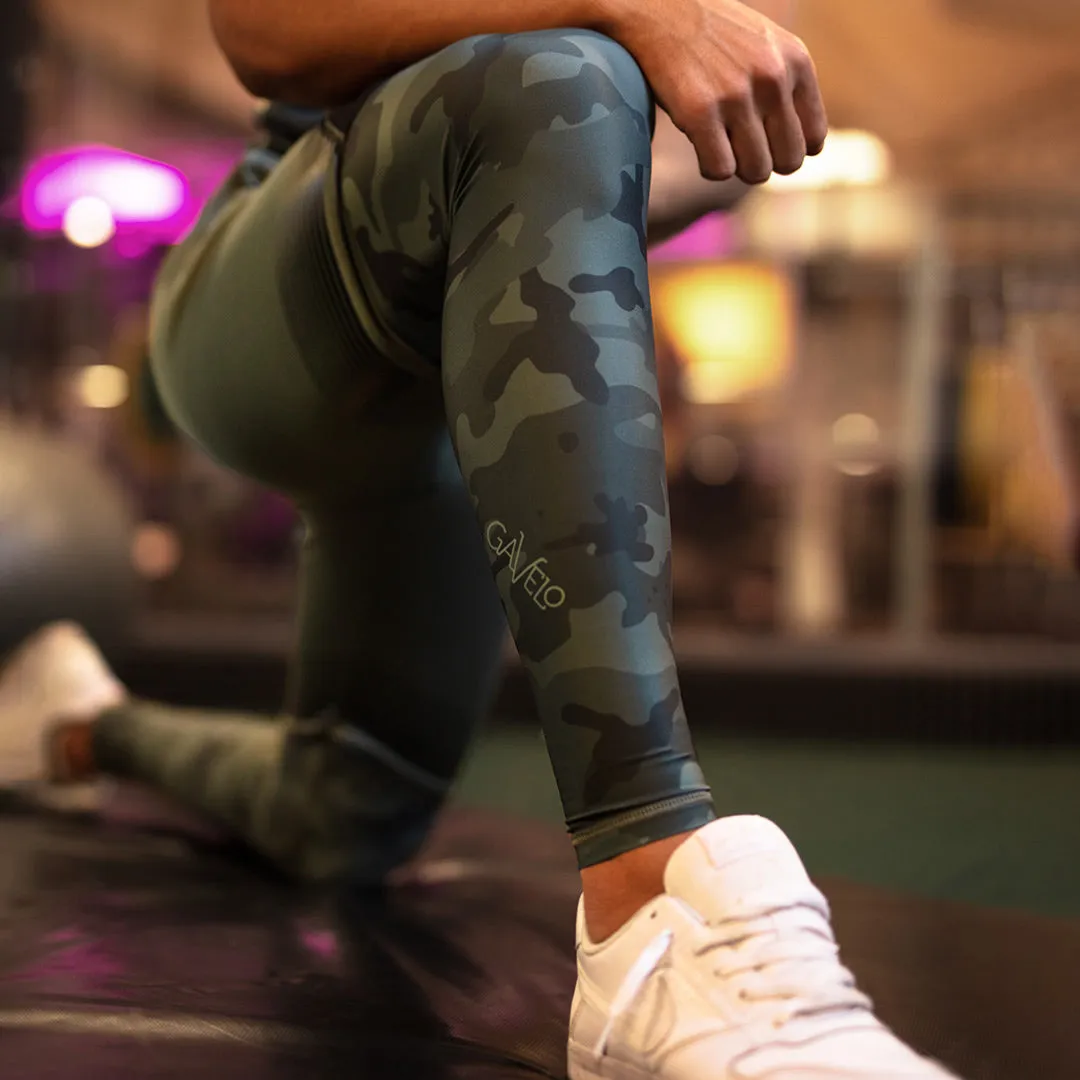 Gavelo Sniper Camo Tights Green